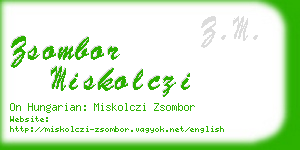 zsombor miskolczi business card